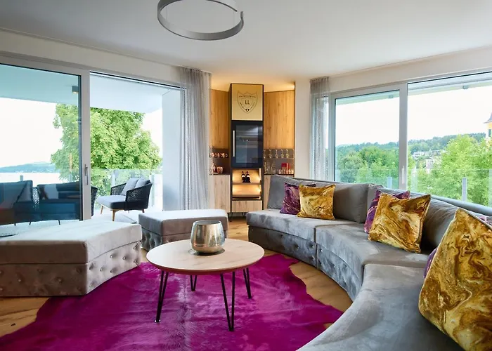 Luxury Living - Luxus In Velden Daire *