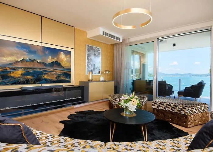 Luxury Living - Luxus In Velden Daire *